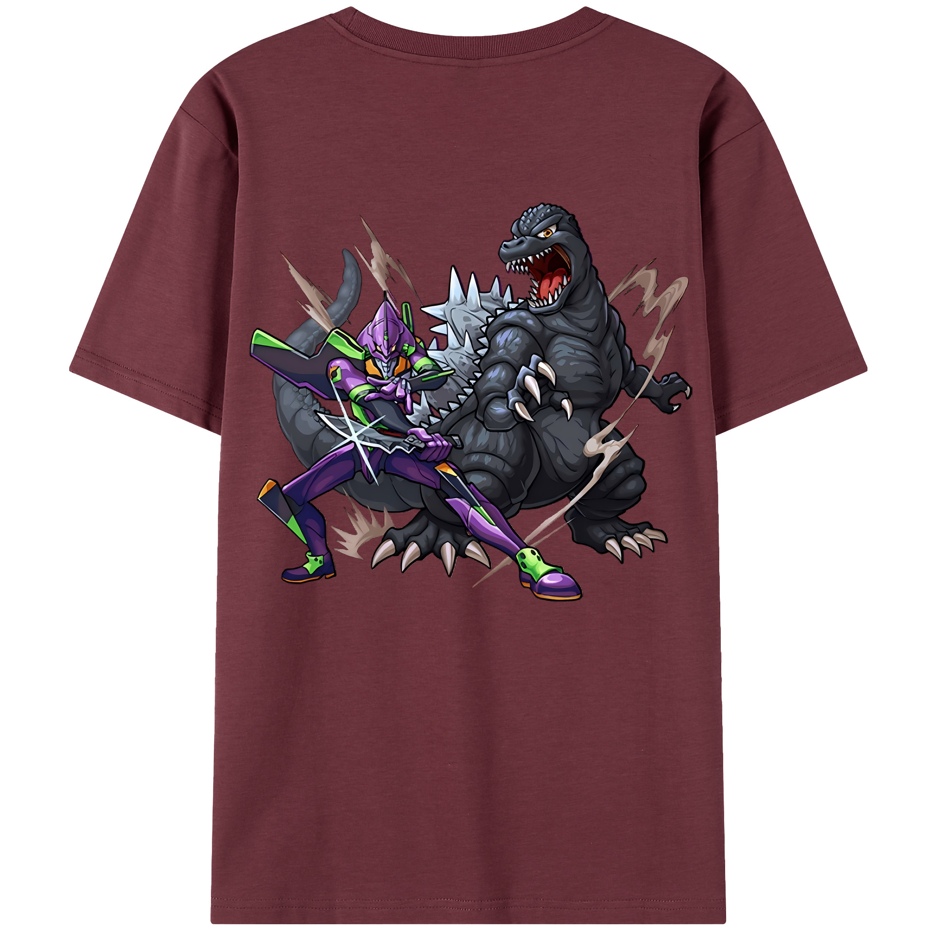 （画像用） EVA 新世紀エヴァンゲリオン 綿100％半袖Tシャツ（背面プリント）